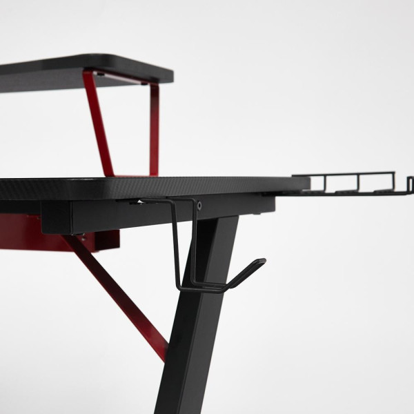 Стол компьютерный «Cyber-5» (чёрный/красный) фото № 17