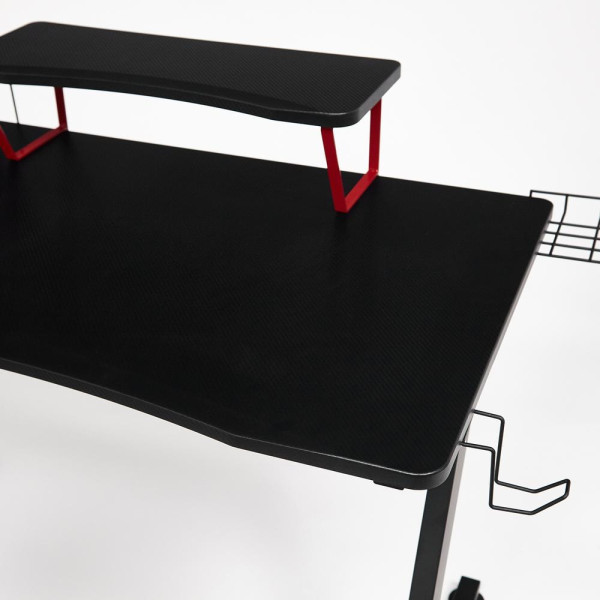 Стол компьютерный «Cyber-5» (чёрный/красный) фото № 18