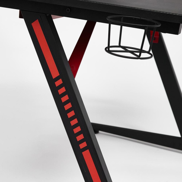Стол компьютерный «Cyber-5» (чёрный/красный) фото № 29