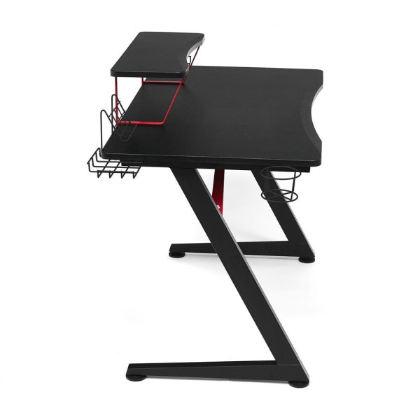 Стол компьютерный «Cyber-5» (чёрный/красный) фото № 2