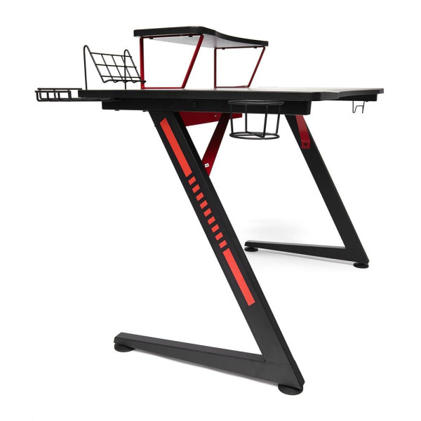 Стол компьютерный «Cyber-5» (чёрный/красный) фото № 30