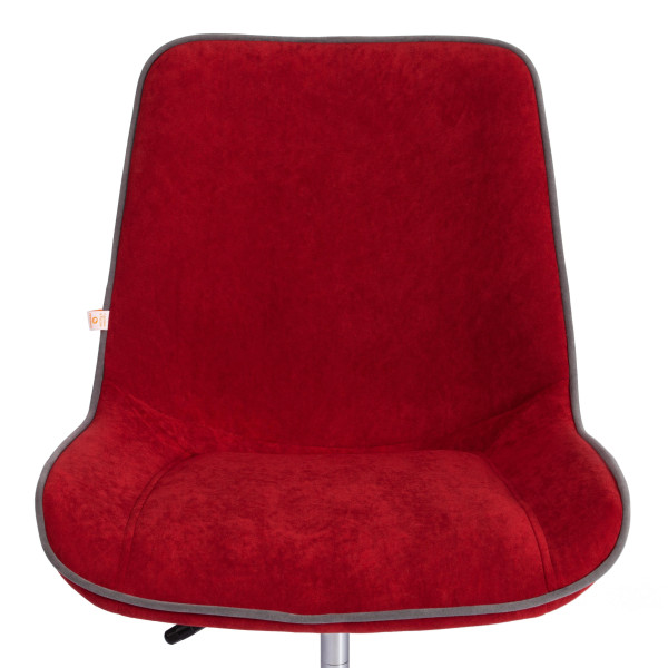 Кресло офисное TetChair «Style» (флок бордовый) фото № 6
