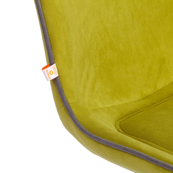 Кресло офисное TetChair «Style» (флок олива) фото № 8