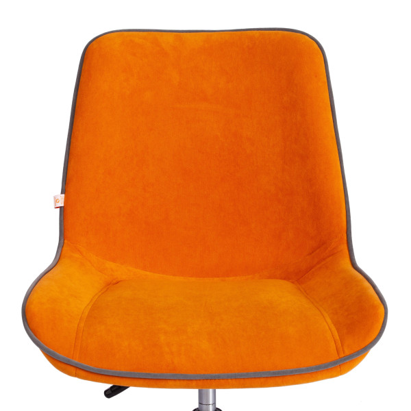 Кресло офисное TetChair «Style» (флок оранжевый) фото № 6