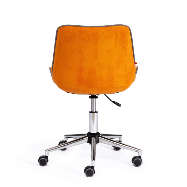 Кресло офисное TetChair «Style» (флок оранжевый) фото № 4