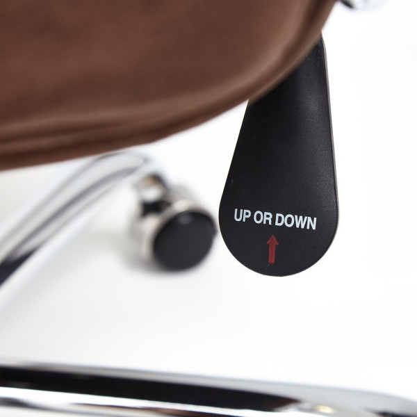 Кресло офисное TetChair «Softy Lux» (флок, коричневый, 6) фото № 15