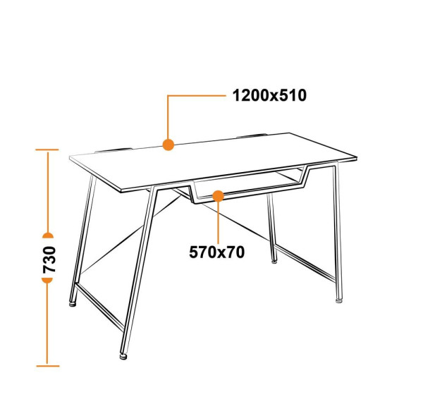 Стол компьютерный «WRX-13» (миланский орех) фото № 13