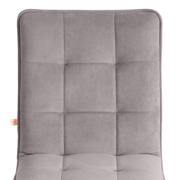 Кресло офисное TetChair «Zero» (флок, серый) фото № 6