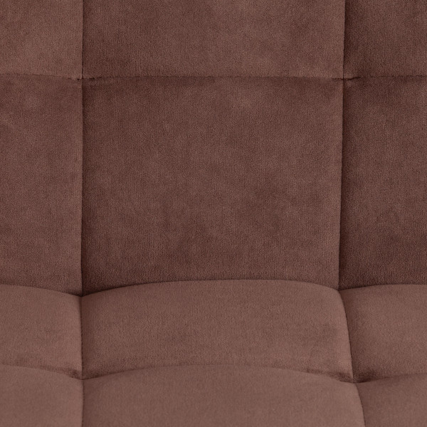 Кресло офисное TetChair «Zero» (флок, коричневый) фото № 7