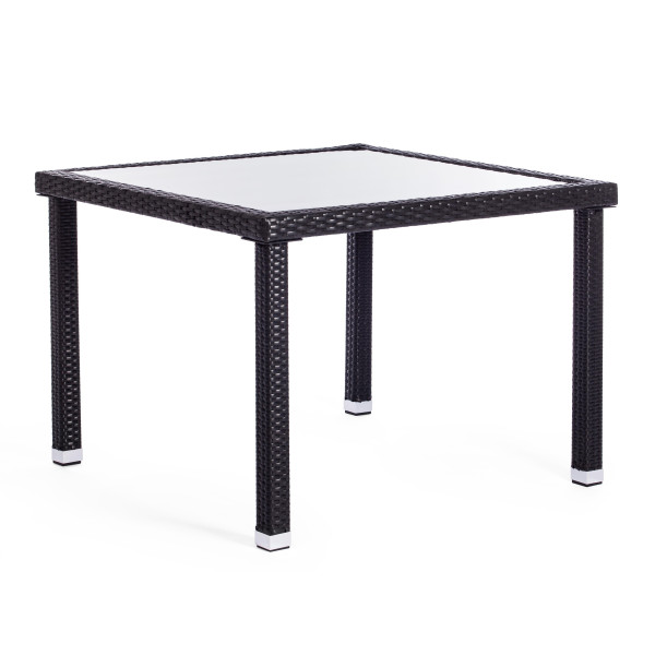 Обеденный сет (стол+4стула) (mod. 210036) (Чёрный) фото № 3