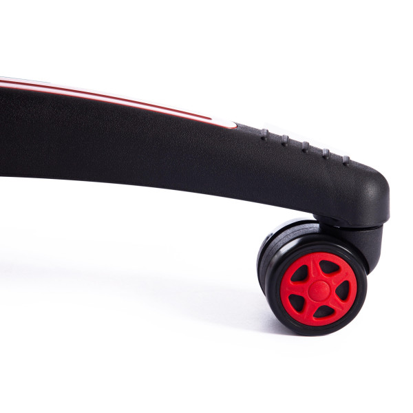 Кресло компьютерное «Ранер» (Runner) (Искусственная черная кожа + красная сетка) фото № 18