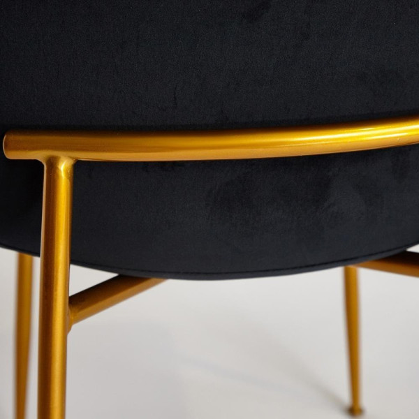Стул «Rex» (mod. DC5037) (черный/золотой) фото № 6