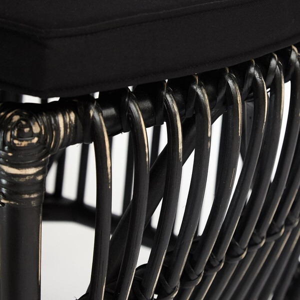 Стул Secret De Maison «Riviera» с подушкой (Чёрный) фото № 6