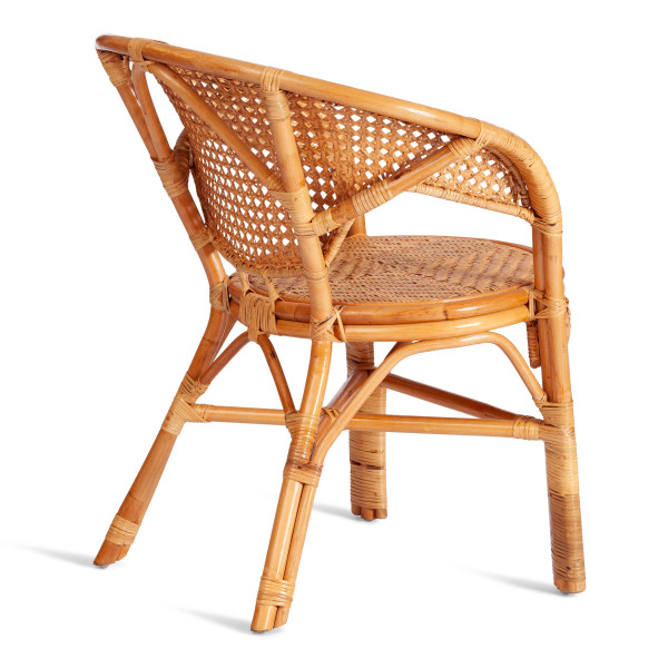 Террасный комплект «Pelangi» (стол со стеклом + 2 кресла, без подушек) (Honey (мёд)) фото № 7