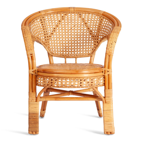 Террасный комплект «Pelangi» (стол со стеклом + 2 кресла, без подушек) (Honey (мёд)) фото № 9