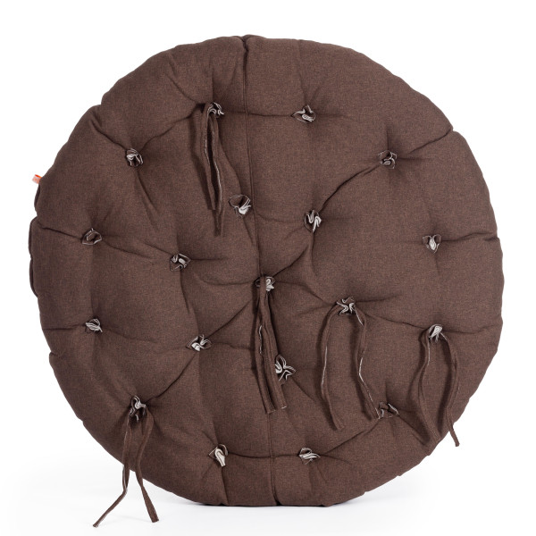 Матрац для кресла «Папасан» 23/01 (ткань, коричневый) фото № 2