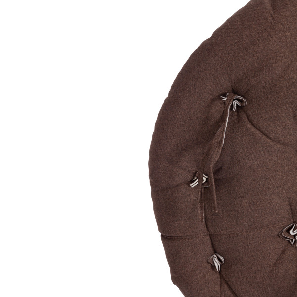 Матрац для кресла «Папасан» 23/01 (ткань, коричневый) фото № 5