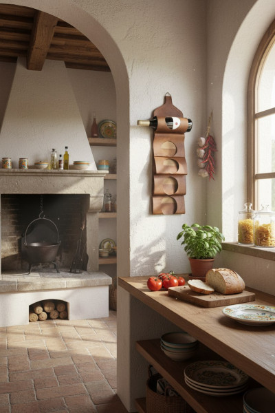 Бутылочница Secret De Maison «Bandoleer» (mod. 501)  из натуральной кожи (кожа буйвола, коричневый) фото № 4