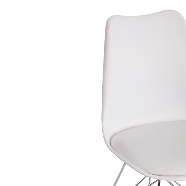 Стул TULIP IRON CHAIR (mod.EC-123) (белый) фото № 9