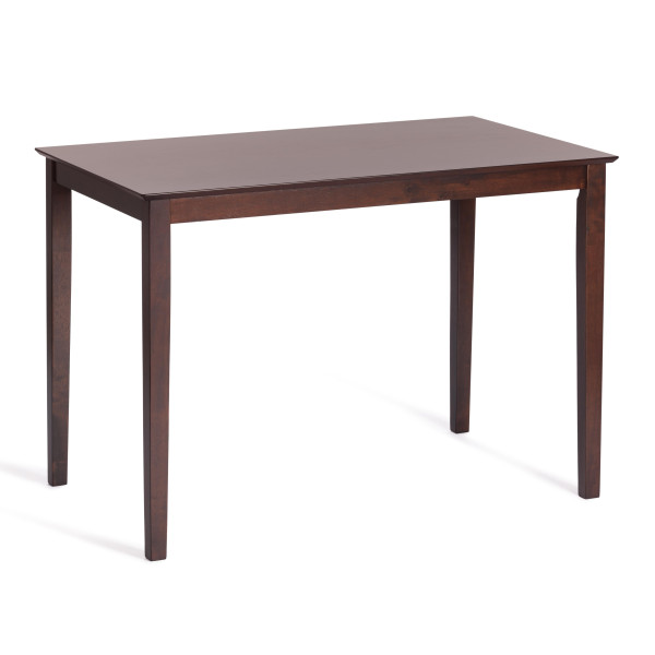 Обеденный комплект эконом «Hudson Dining Set» (стол + 4 стула) (cappuccino (темный орех), ткань кор.-золотая) фото № 2