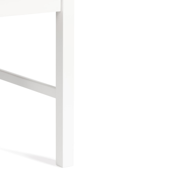 Обеденный комплект эконом «Hudson Dining Set» (стол + 4 стула) (Pure white (белый 2-1), ткань кор.-зол.) фото № 8