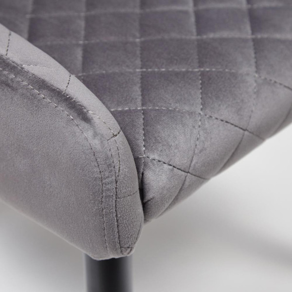 Стул ELI (mod. 8202) (серый (G-062-40)/черный) фото № 3