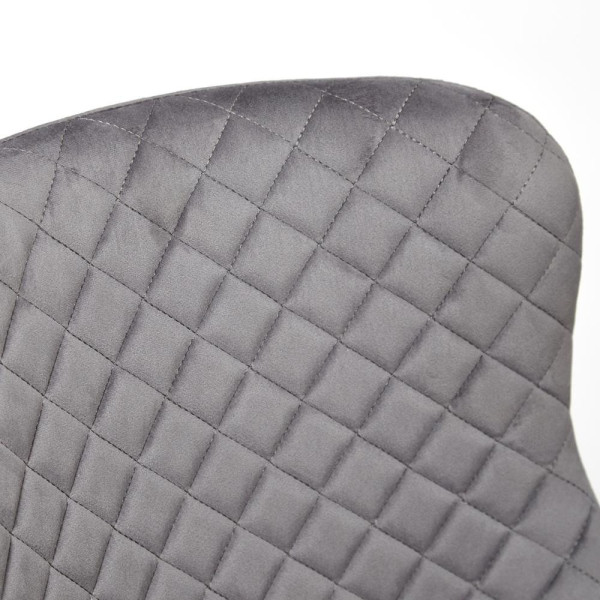 Стул ELI (mod. 8202) (серый (G-062-40)/черный) фото № 4