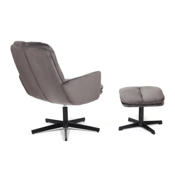 Кресло «Alfred» с банкеткой (mod.DM7574-1) (серый) фото № 4