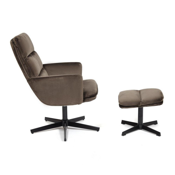 Кресло «Alfred» с банкеткой (mod.DM7574-1) (коричневый) фото № 3