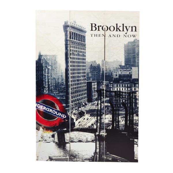 Ширма «Brooklyn» (3 створки) (Серый) фото № 2