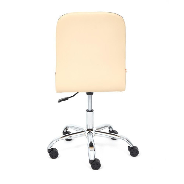 Кресло офисное «Rio» (флок/кож/зам , коричневый/бежевый) фото № 4