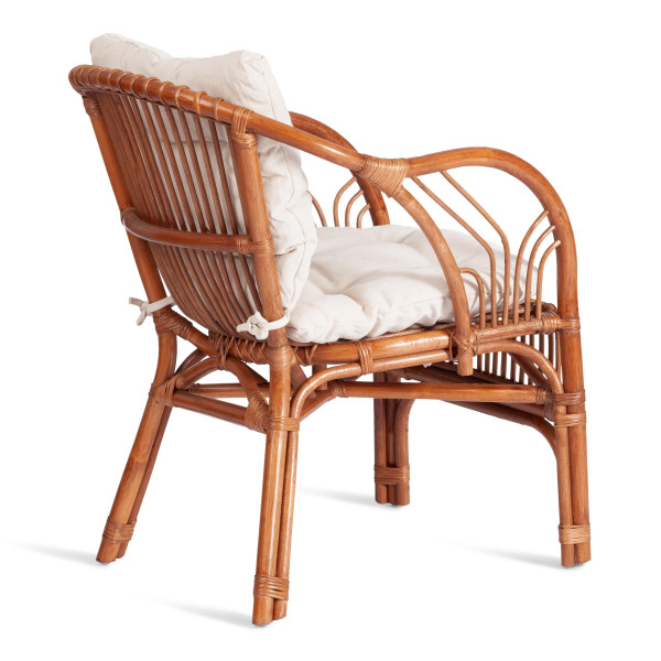 Террасный комплект «New Bogota» (2 кресла + стол) с подушками (Коричневый) фото № 7