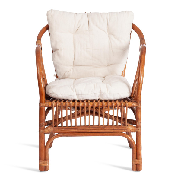 Террасный комплект «New Bogota» (2 кресла + стол) с подушками (Коричневый) фото № 9