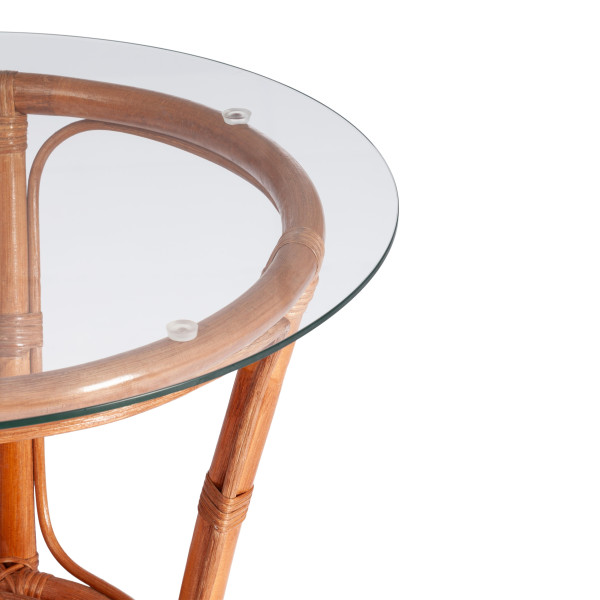 Террасный комплект «New Bogota» (2 кресла + стол) с подушками (Коричневый) фото № 3