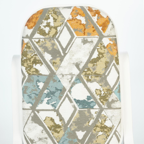 Кресло-качалка (mod. AX3002-2) (Белый/ткань орнамент) фото № 10