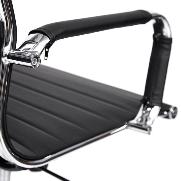 Кресло «Urban Low» (Искусственная чёрная кожа) фото № 11