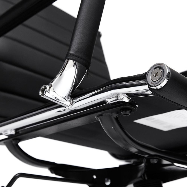 Кресло «Urban Low» (Искусственная чёрная кожа) фото № 7