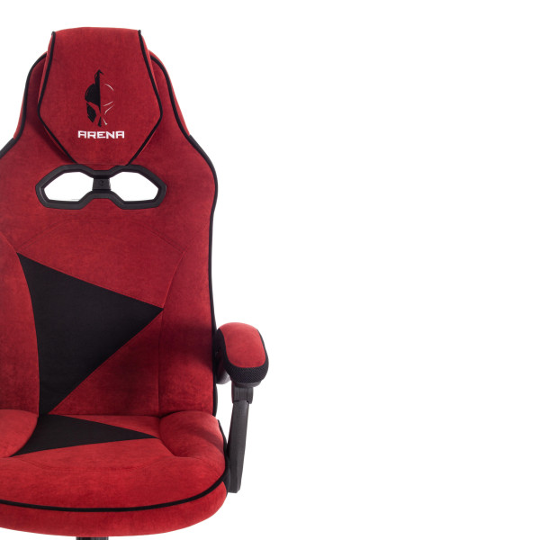 Кресло компьютерное «Arena» (бордовый/черный) фото № 8