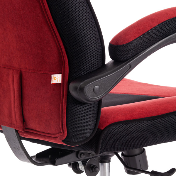 Кресло компьютерное «Arena» (бордовый/черный) фото № 15