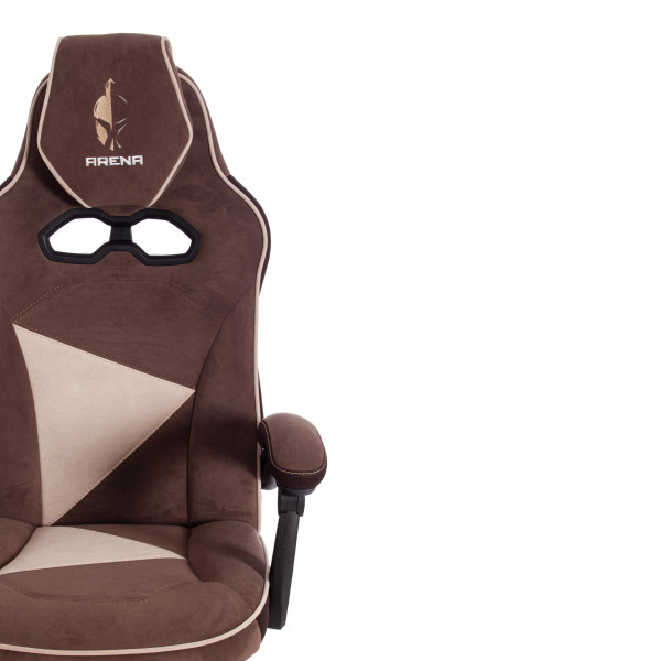 Кресло компьютерное «Arena»  (коричневый/бежевый) фото № 8