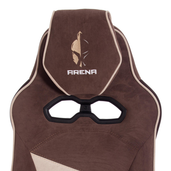 Кресло компьютерное «Arena»  (коричневый/бежевый) фото № 9