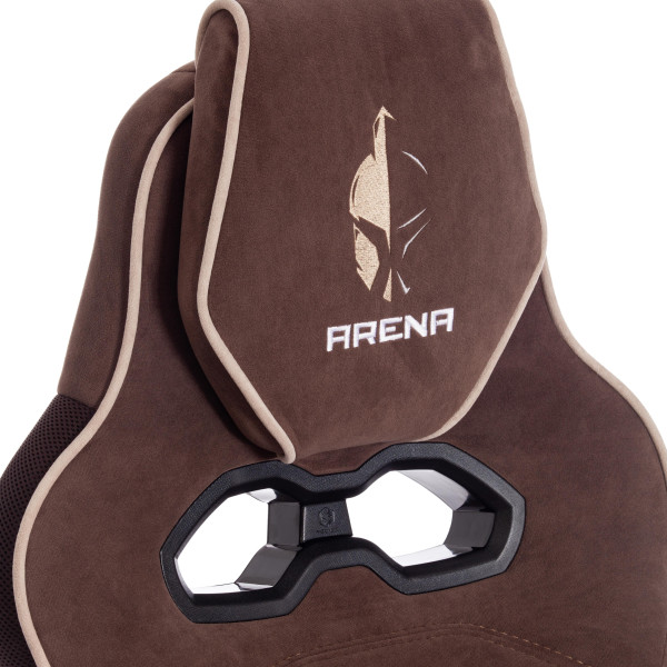 Кресло компьютерное «Arena»  (коричневый/бежевый) фото № 14
