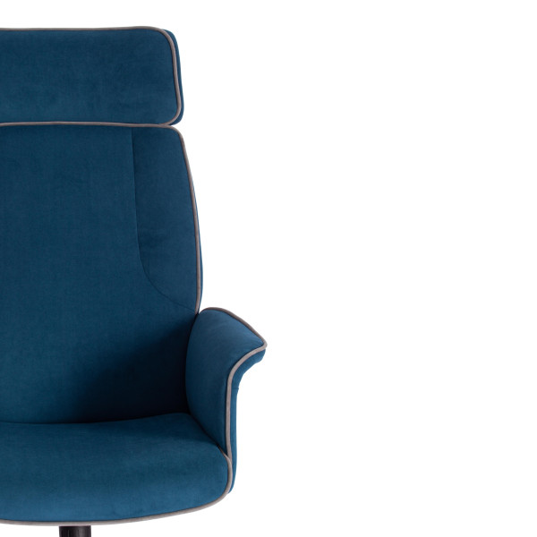 Кресло офисное «Charm» (Синий флок) фото № 6