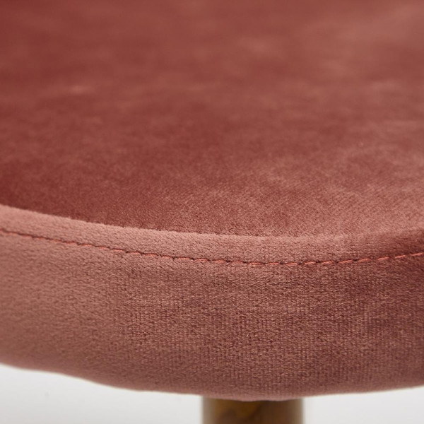 Стул MELODY (mod. 4997) (коралловый/натуральное дерево) фото № 5