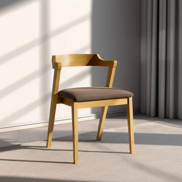 Стул с мягким сиденьем «Versa» (Верса) (Натуральный) фото № 6