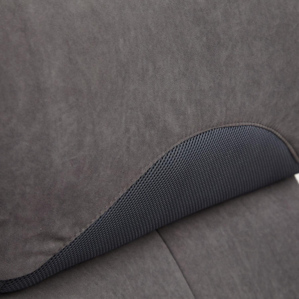 Кресло офисное «Duke» (флок/ткань серый/серый) фото № 15