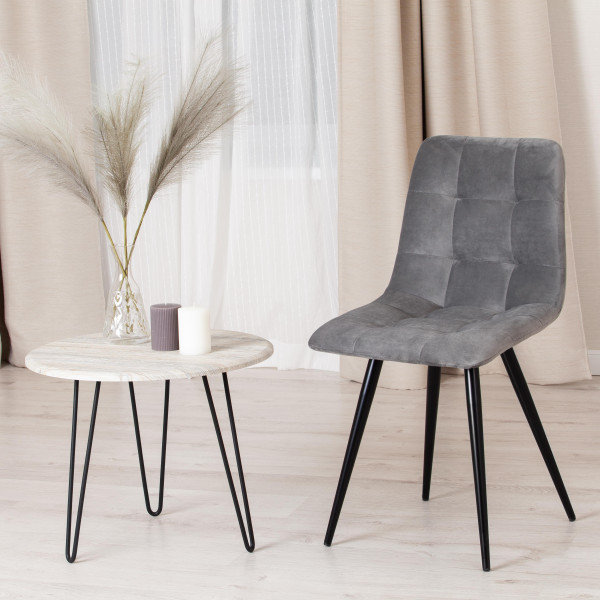 Стул «Chilly» (mod. 7095) (серый barkhat 26/черный) фото № 9