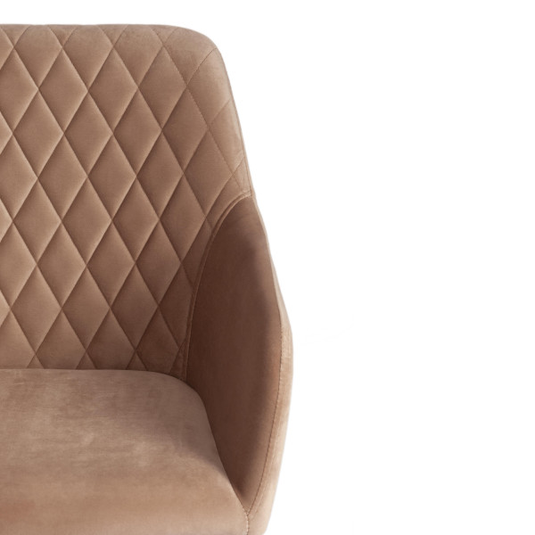 Кресло «Bremo» (mod. 708) (бежевый barkhat 5/черный) фото № 6