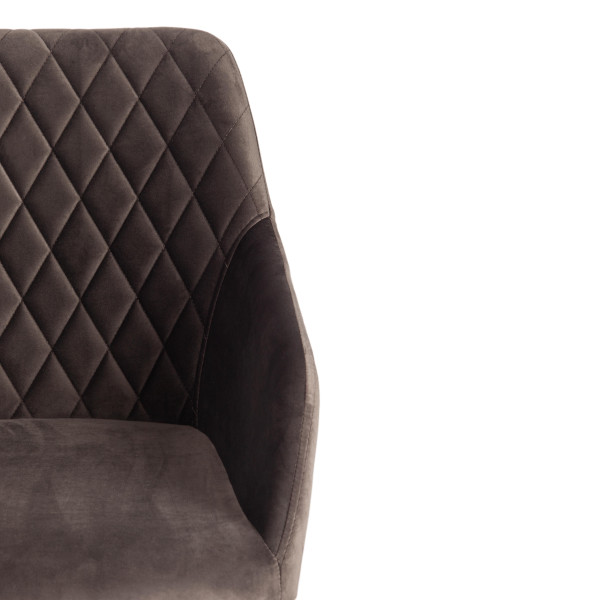 Кресло «Bremo» (mod. 708) (темно-серый barkhat 14/черный) фото № 5