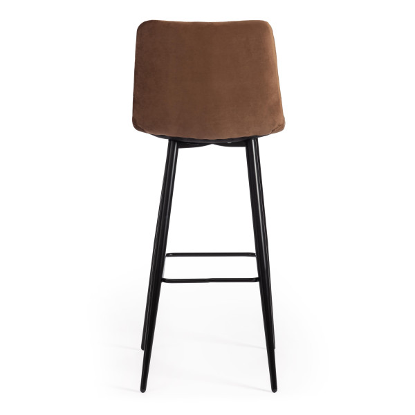 Стул барный «Chilly» (mod.7095б) (коричневый barkhat 11/черный) фото № 4